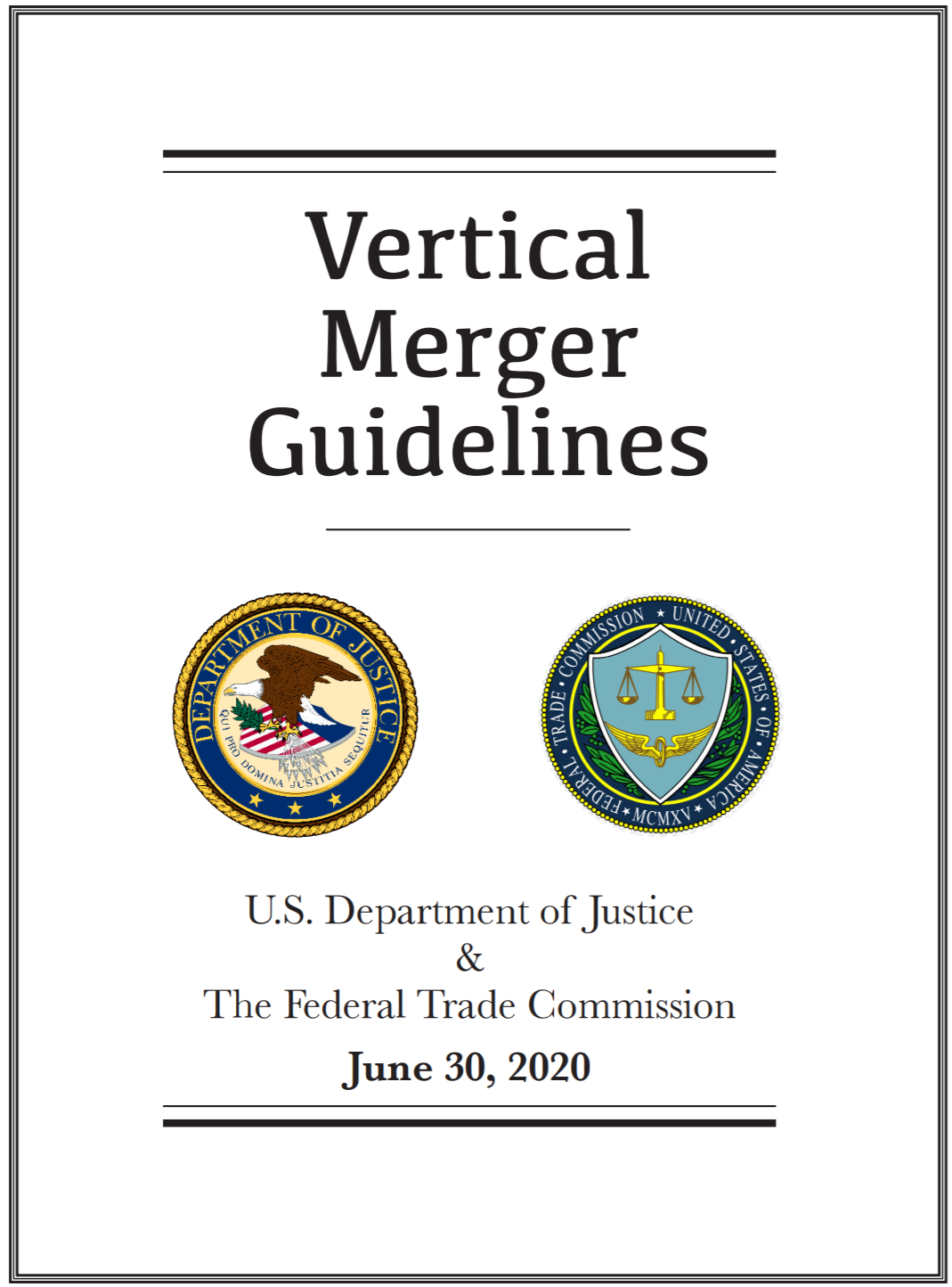 US Department of Justice and Federal Trade